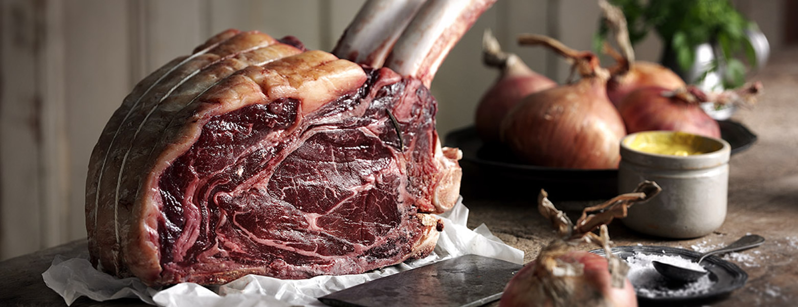 Char grilled flat iron Steak, Beetroot, Mustard and Cress